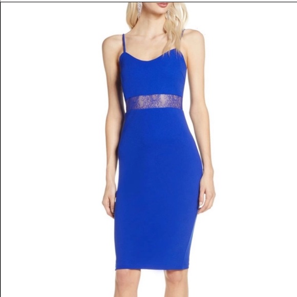 Bought from Nordstrom. Lulus cobalt dress - Picture 3 of 5